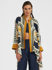 Foulard shirt (placée) silk twill pla mudejar plac