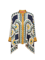 Foulard shirt (placée) silk twill pla mudejar plac