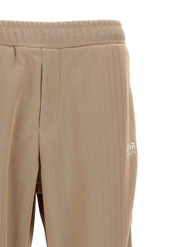 Star m'w wide joggings technical poly stripes logo printed