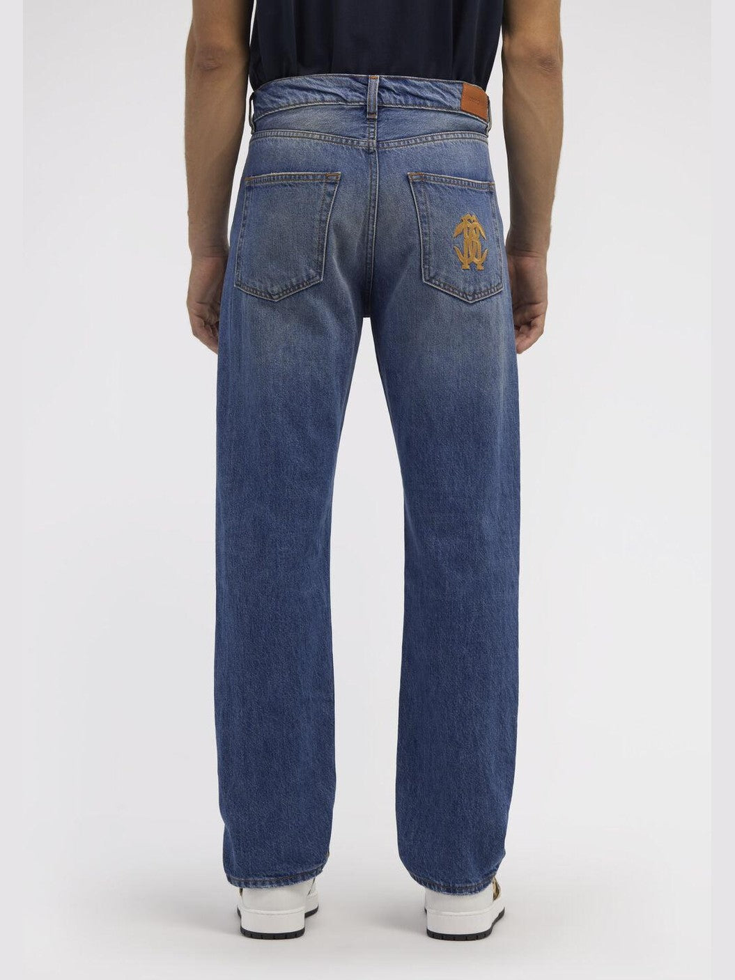 Medium-dark wash jeans