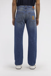 Medium-dark wash jeans