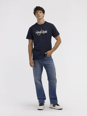 Medium-dark wash jeans