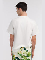 Lemon and snake print t-shirt