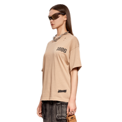 COUNTY JAIL LOGO T-SHIRT - BEIGE