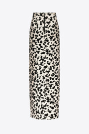 DALMATIAN DENIM MIDI SKIRT