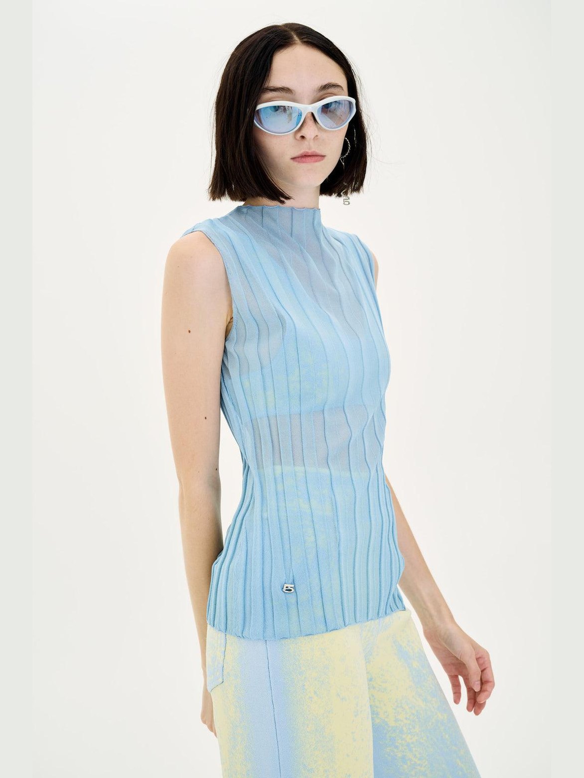 Jasmine sheer tank top