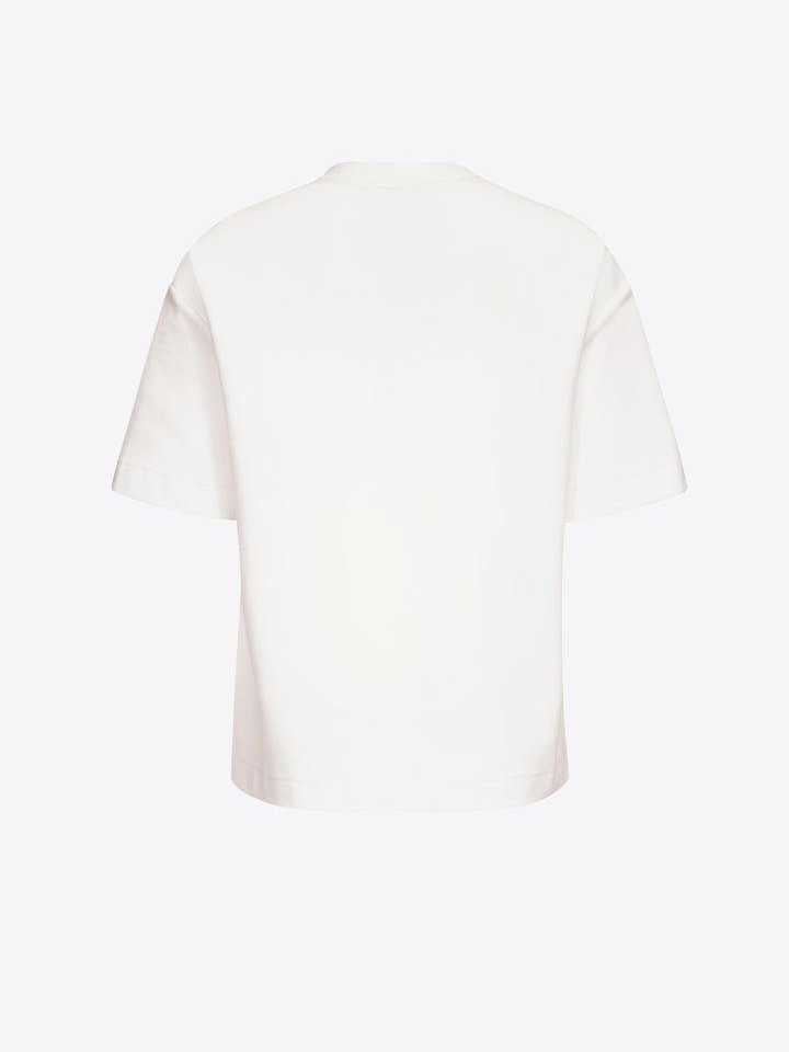 Crystal eyelet relaxed t-shirt