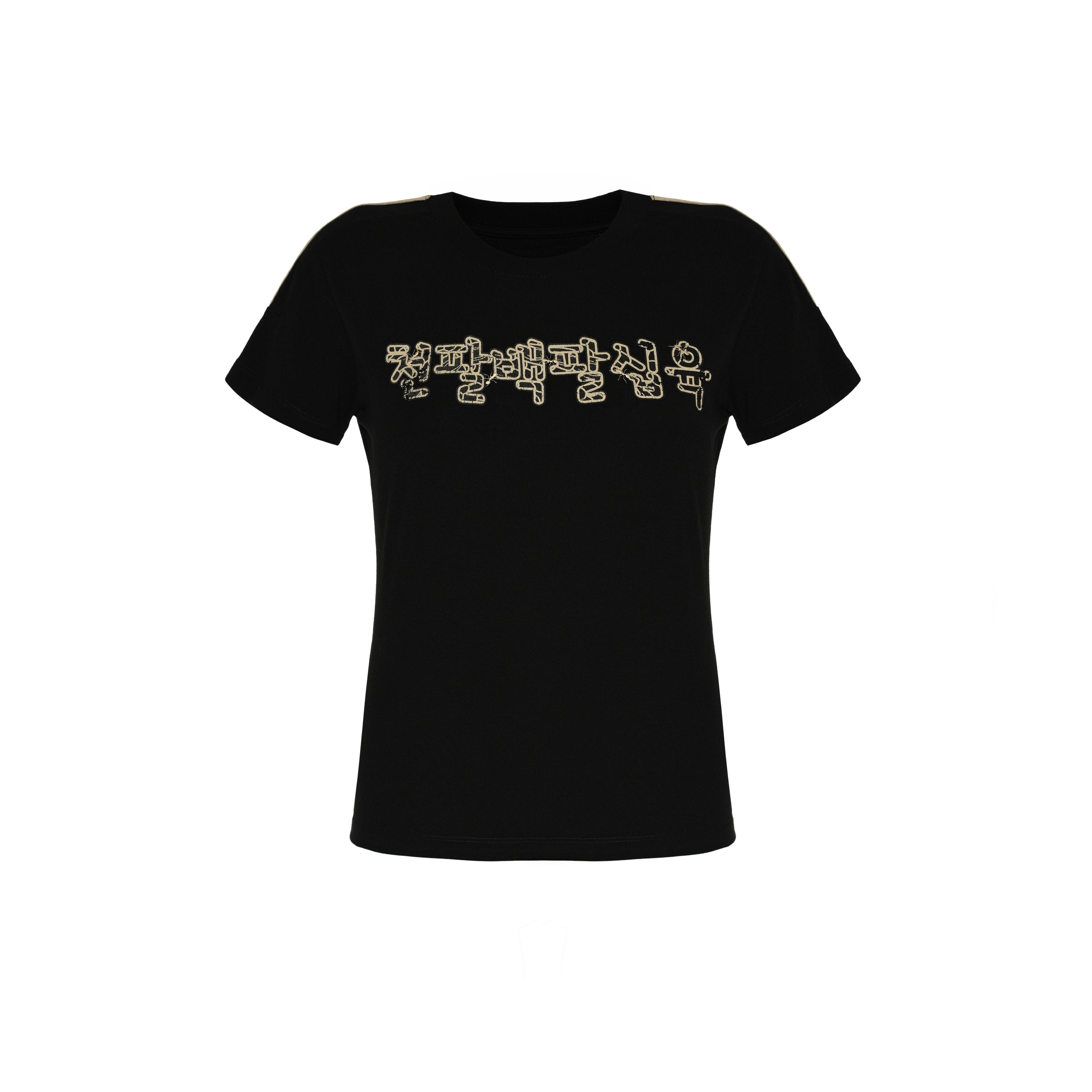 JAPANESE PRINT TOP - BLACK