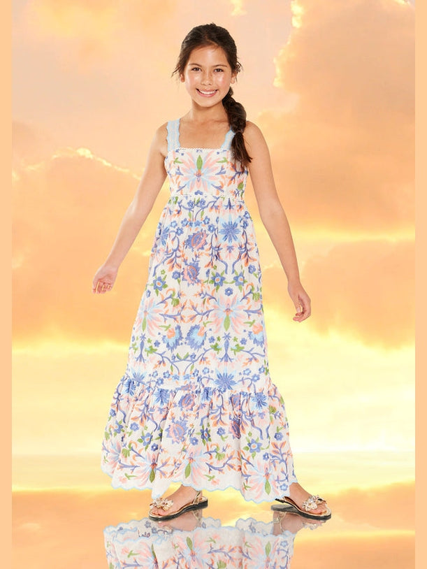 Joanna embroidered maxi dress