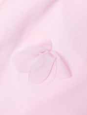 Pink georgette scarf maxi dress