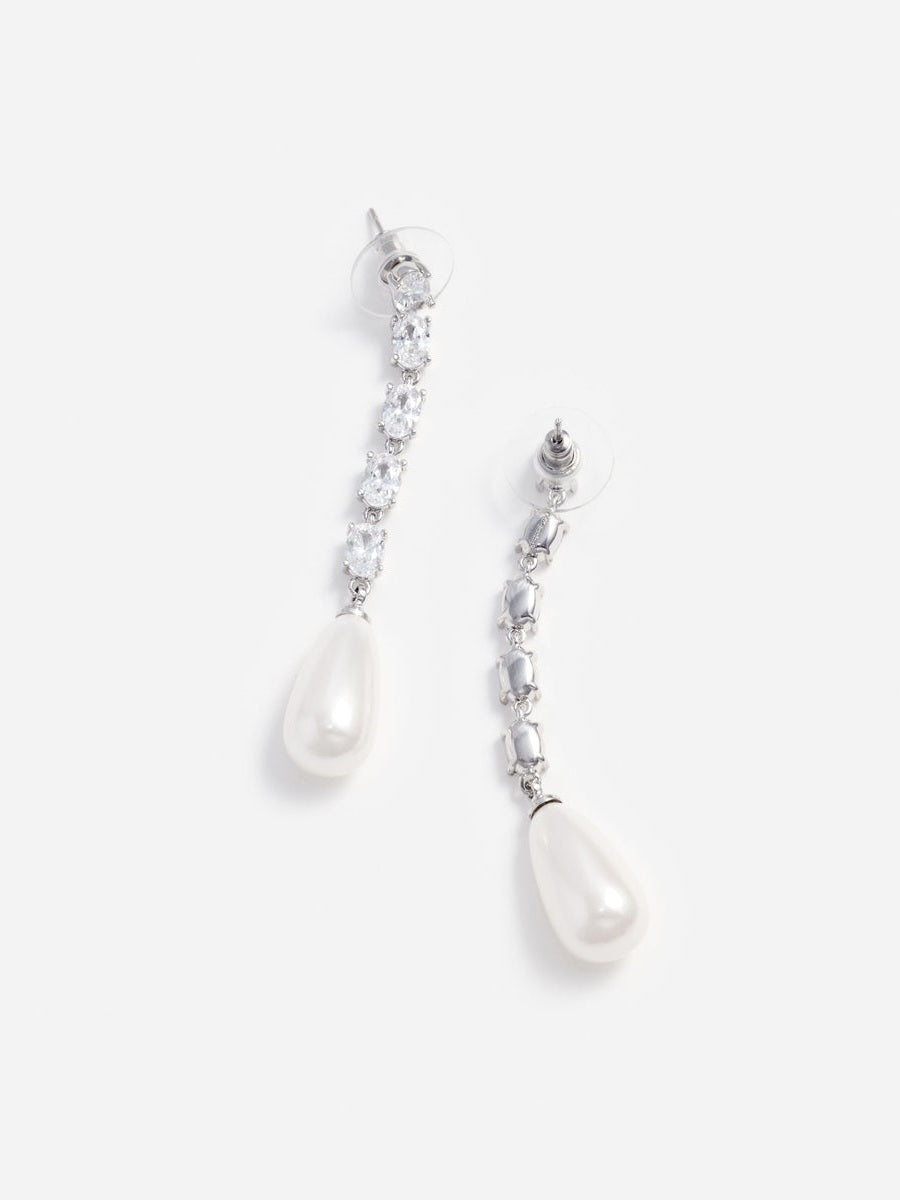 Crystal droplet earrings