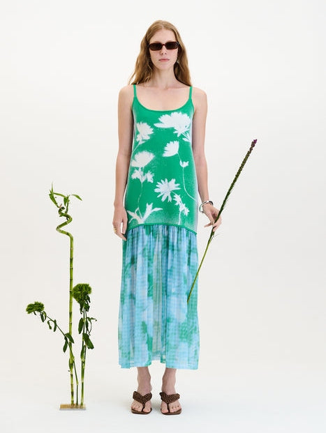 Ginger flower print tank dress
