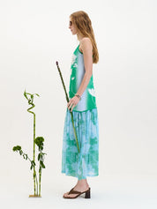 Ginger flower print tank dress