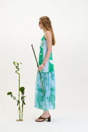 Ginger flower print tank dress