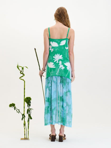 Ginger flower print tank dress