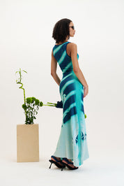 Nikki window print tank dress