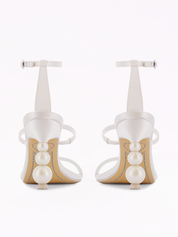 Rosalind pearl mid sandal