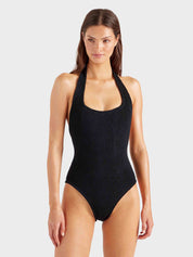 Sandy swim - a crinkle black