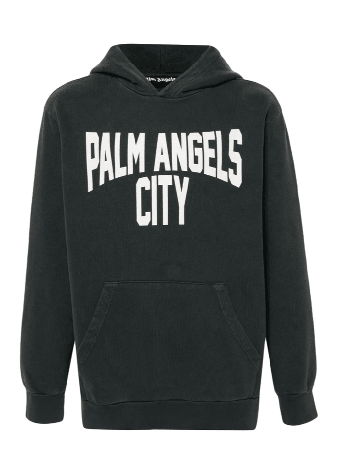 Pa city washed hoody dark grey white