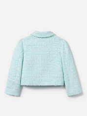 Blue boucle jacket