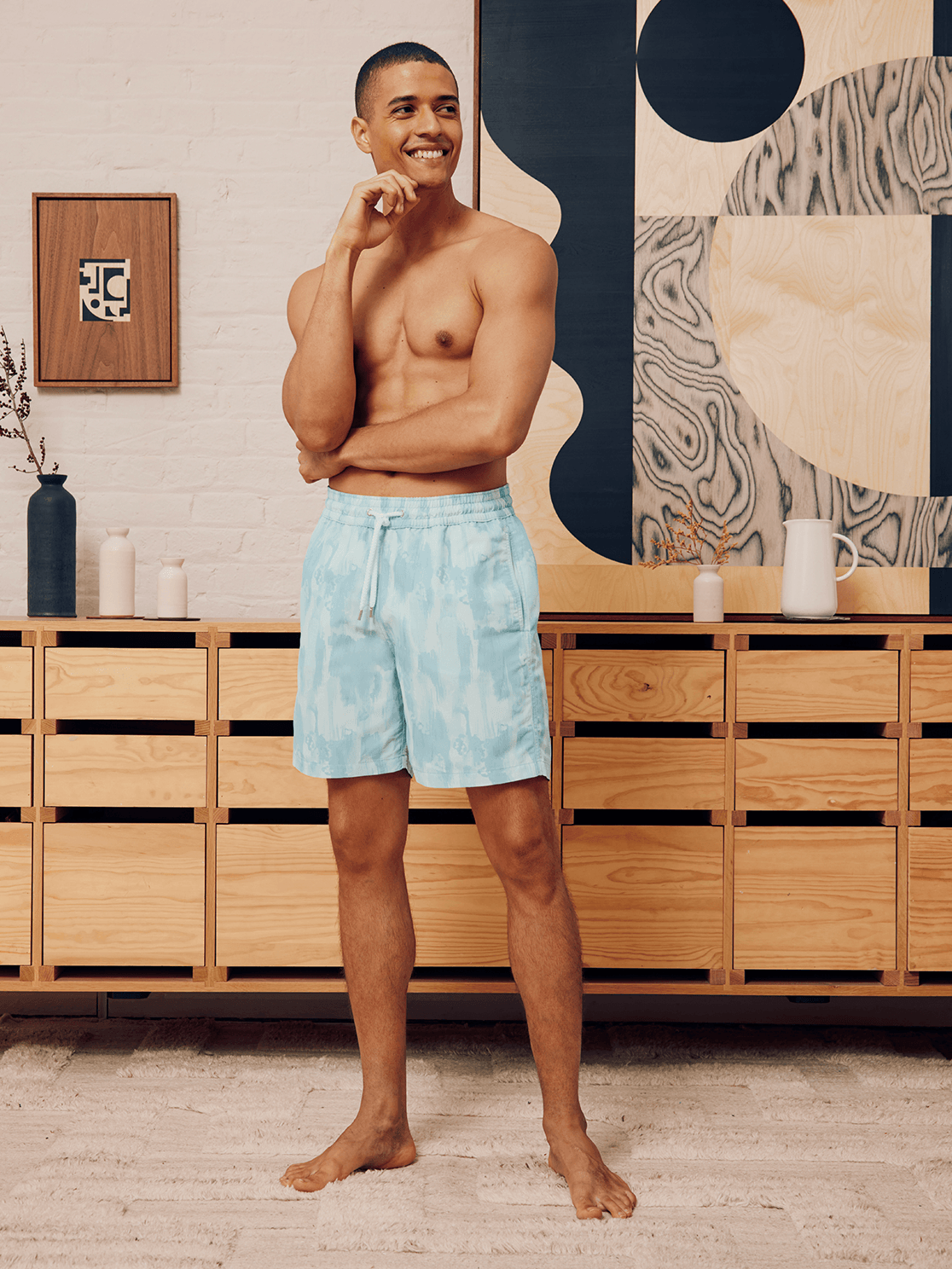 Seascape board swim shorts