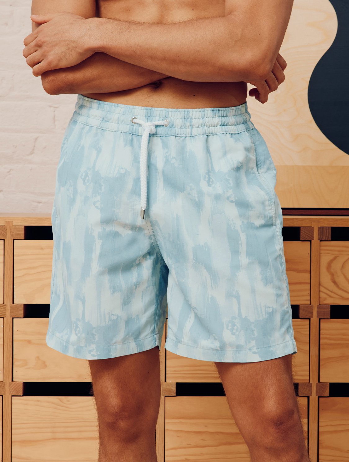 SEASCAPE BOARD SWIM SHORTS