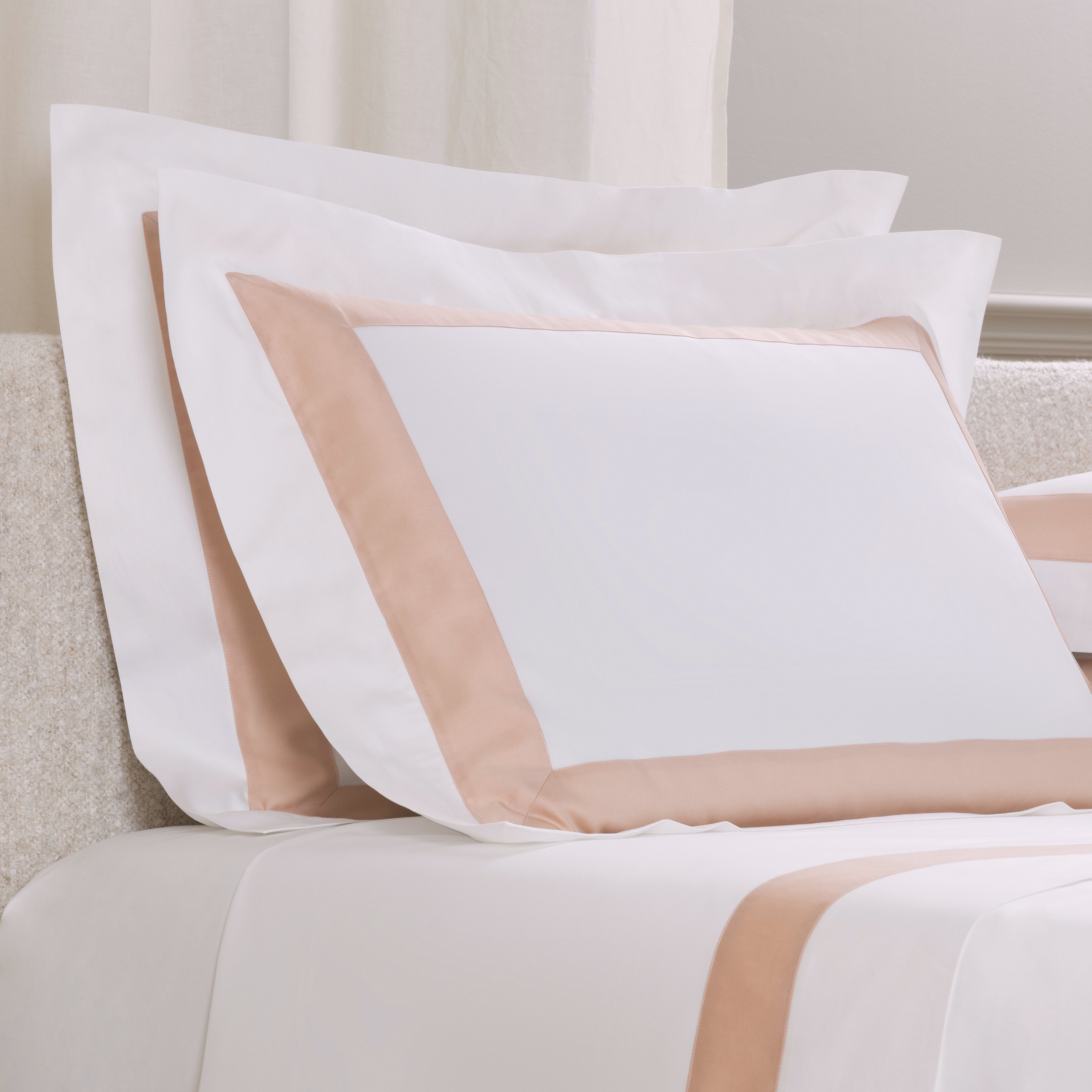 Sateen breeze border sham 4 borders sham 4 borders