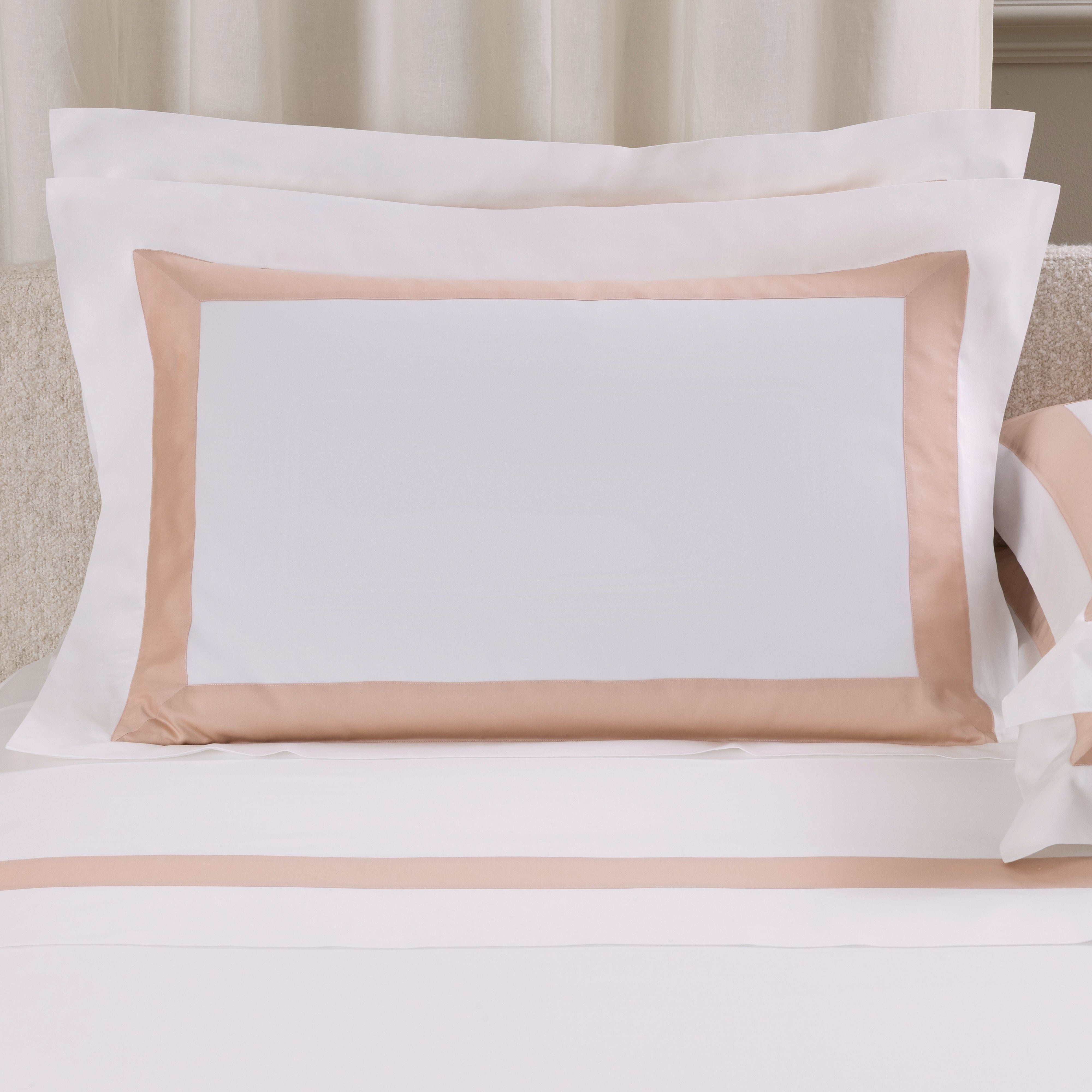 Sateen breeze border sham 4 borders sham 4 borders