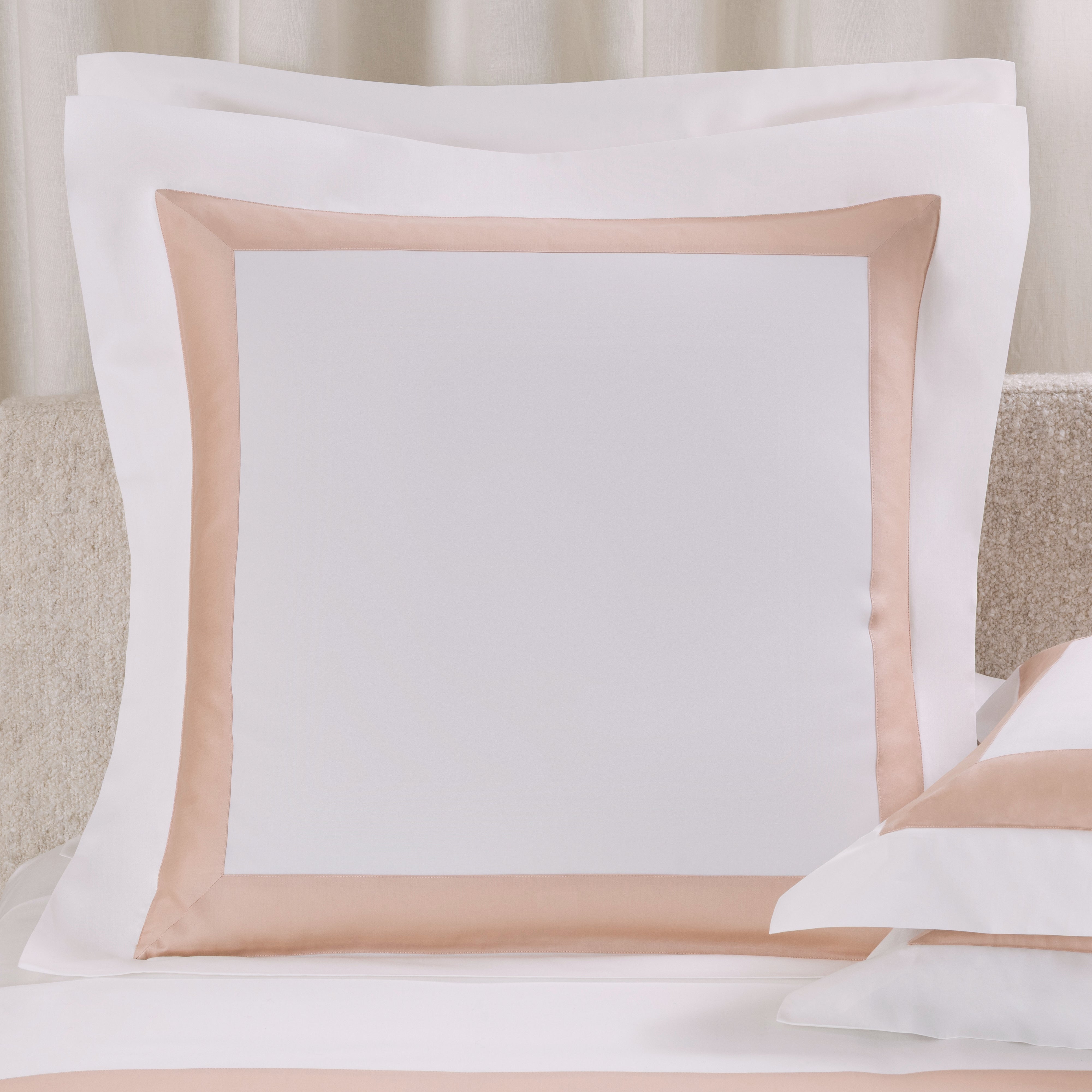 Sateen breeze border sham 4 borders sham 4 borders