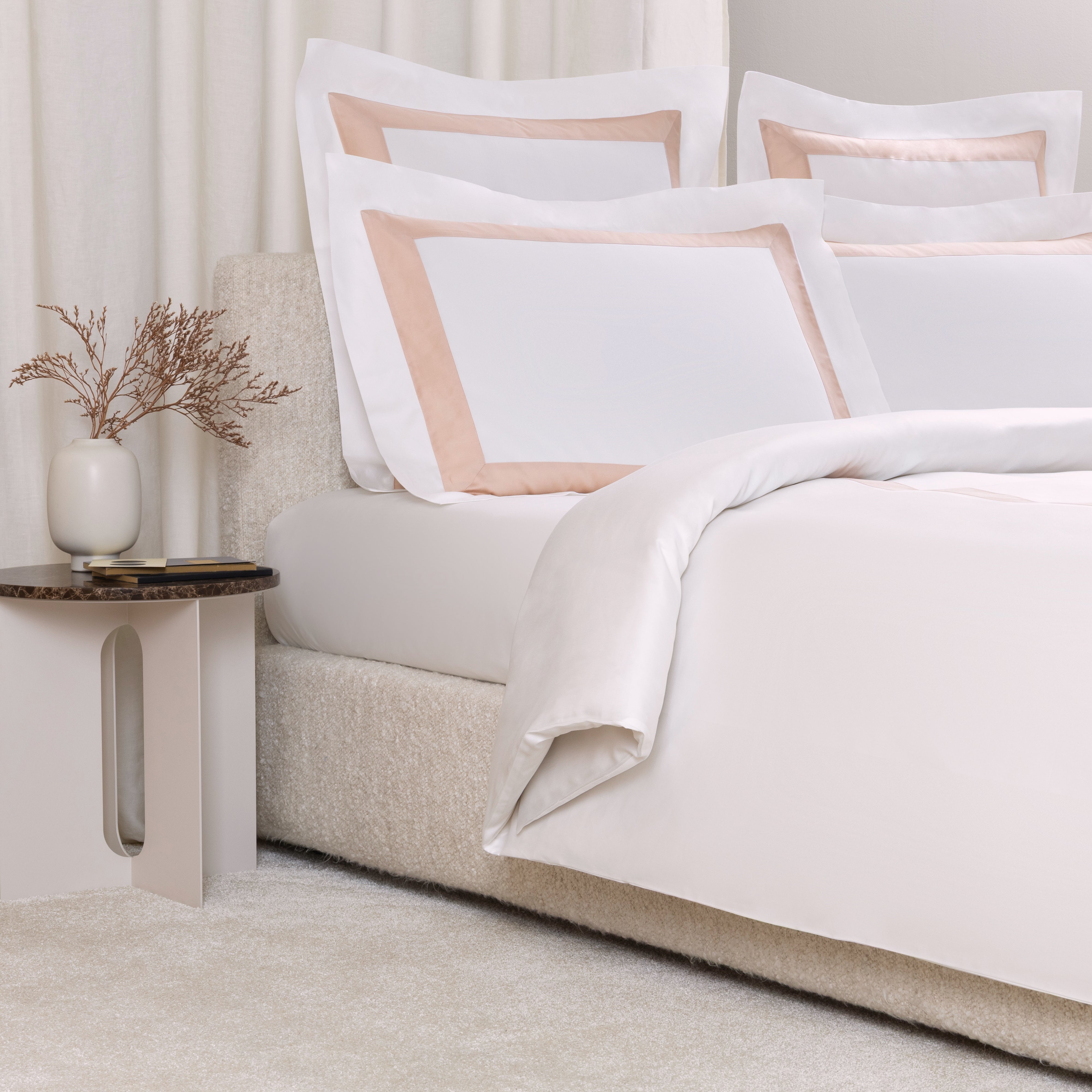 Sateen breeze border sham 4 borders sham 4 borders
