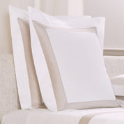 Sateen breeze border sham 4 borders sham 4 borders