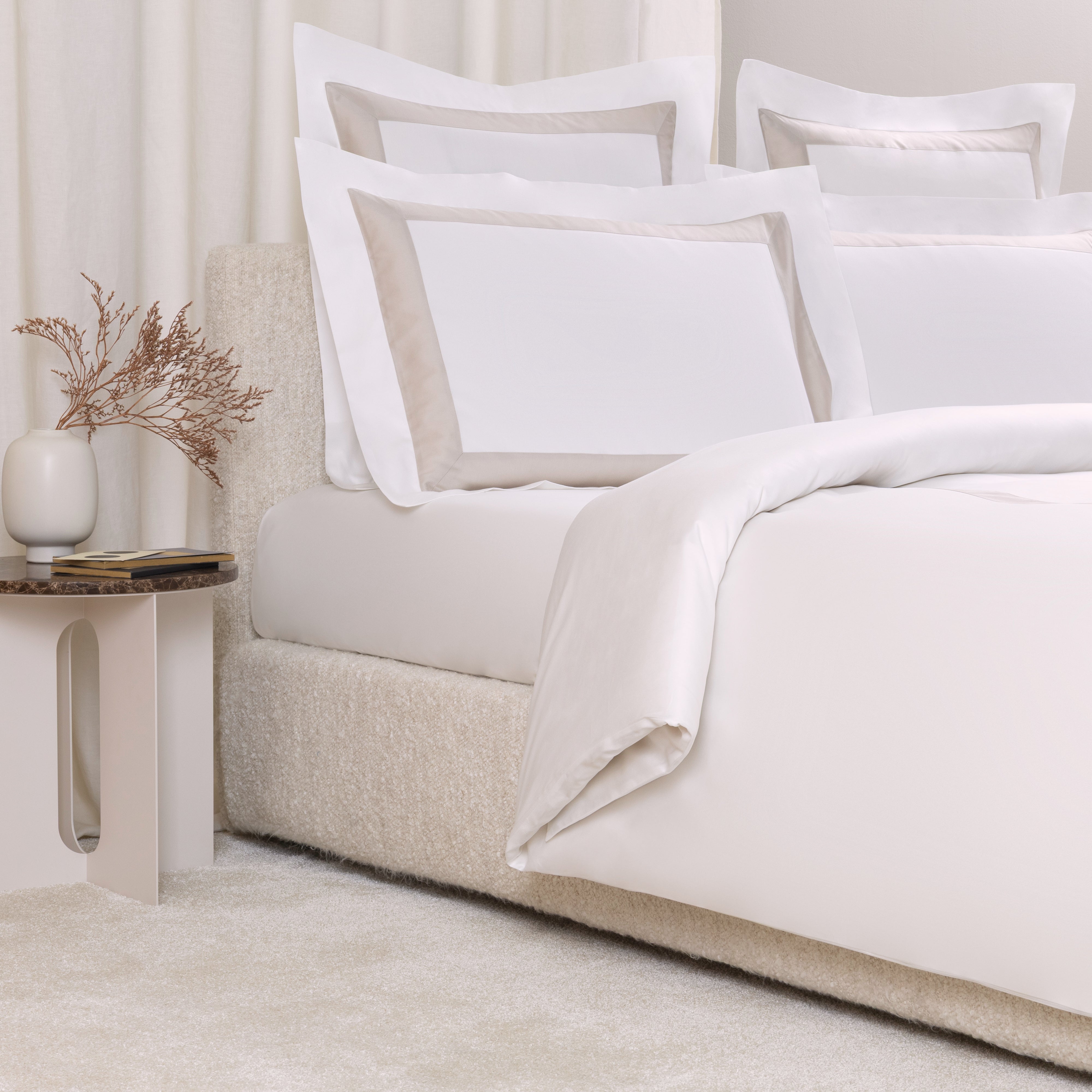 Sateen breeze border sham 4 borders sham 4 borders