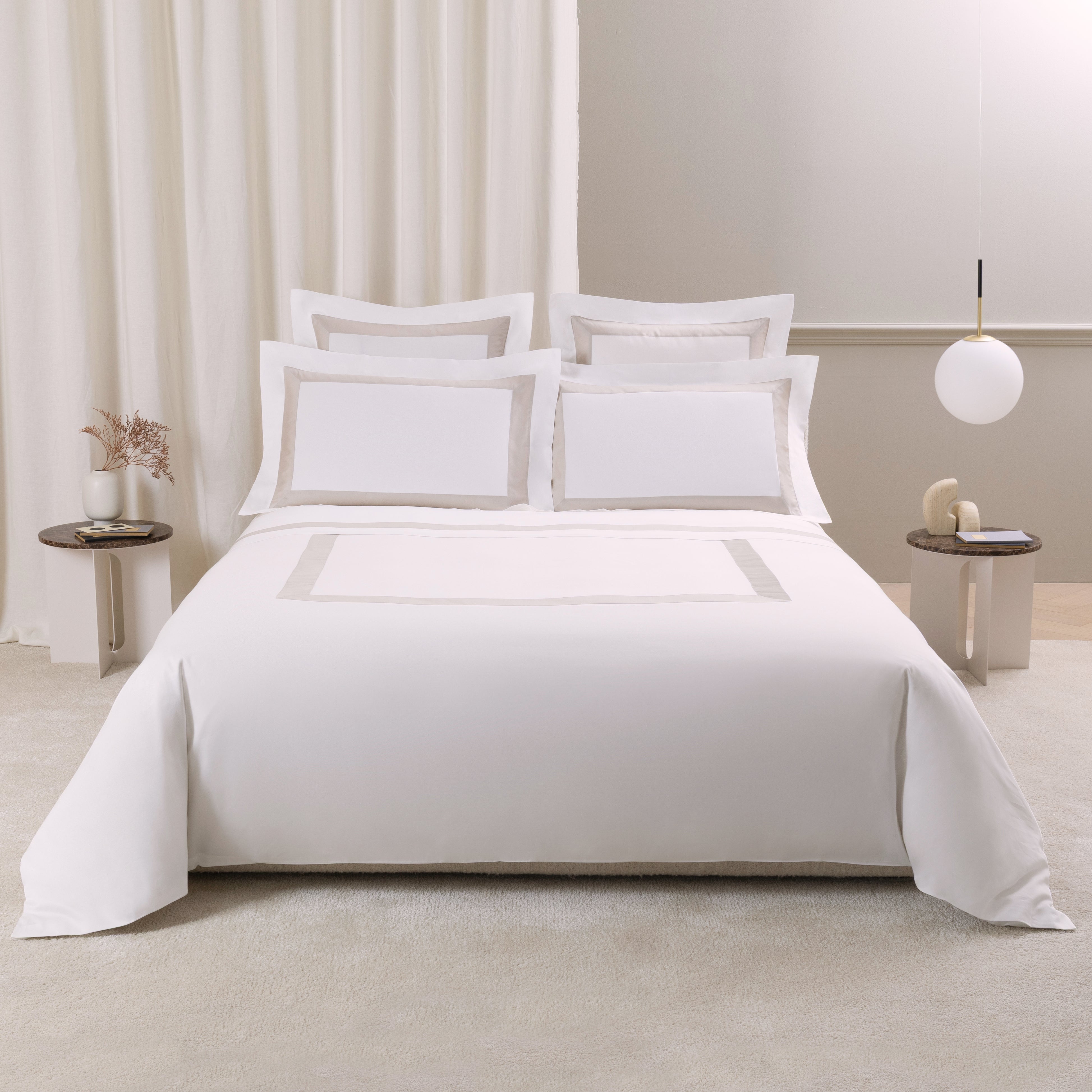 Sateen breeze border sham 4 borders sham 4 borders