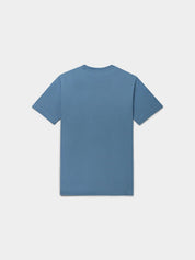 Brand regular fit t-shirt coronet blue