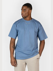 Game day box fit t-shirt coronet blue