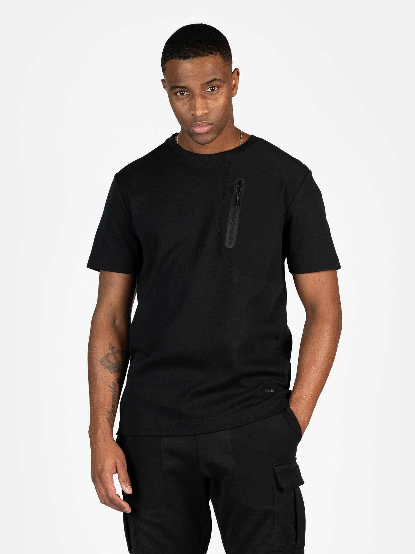 Q+ regular fit t-shirt jet black