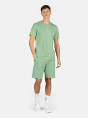 Brand regular fit shorts long line quiet green