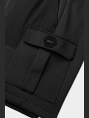 Q+ regular fit cargo shorts jet black