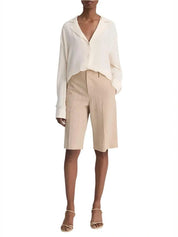 Lapel collar dolman slv blouse