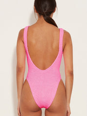 Square neck swim bubblegum