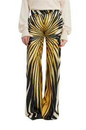 Ray of Gold Print Palazzo Pants