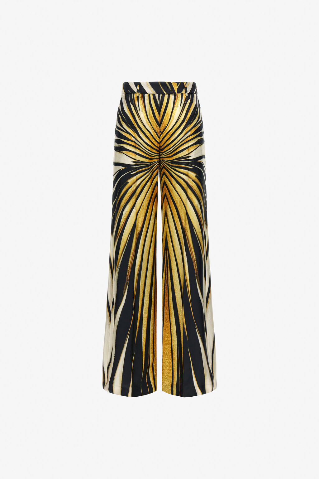 Ray of Gold Print Palazzo Pants