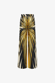 Ray of Gold Print Palazzo Pants