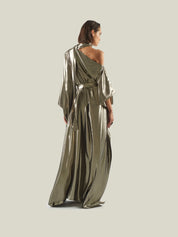 Taylor seventies kaftan dress gold