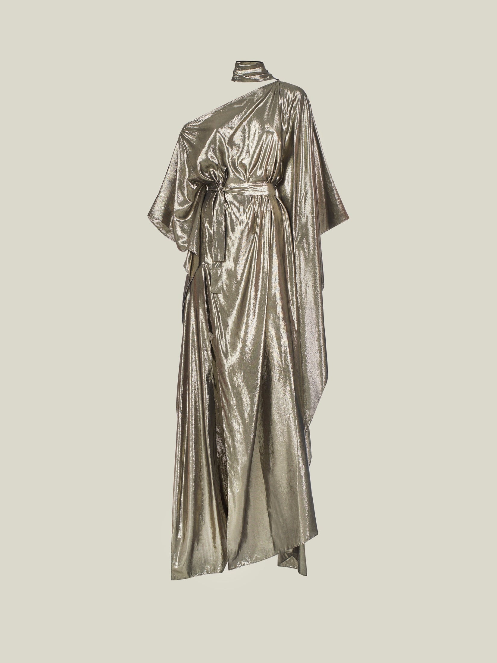 Taylor seventies kaftan dress gold