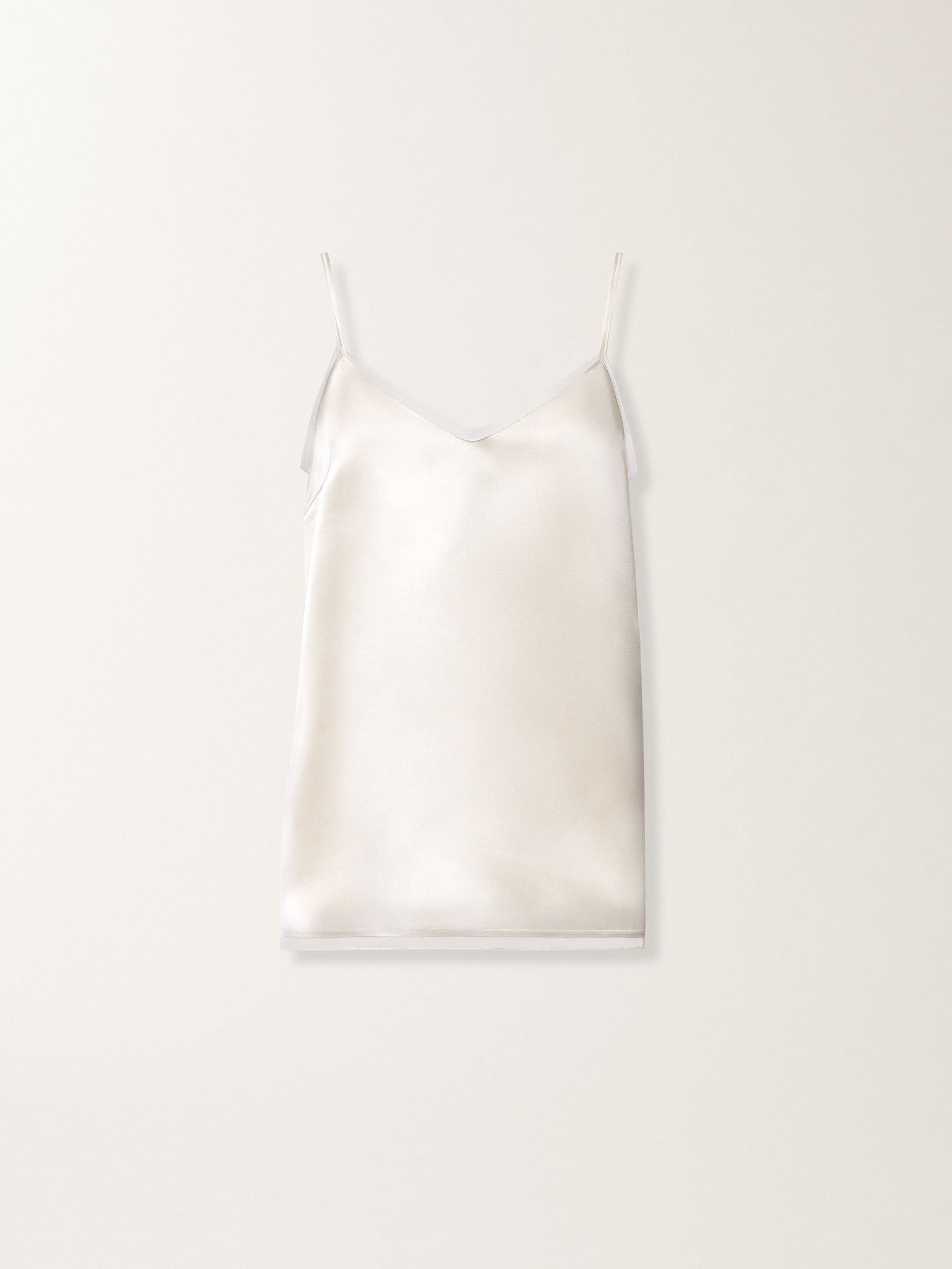 Liquid satin lingerie top
