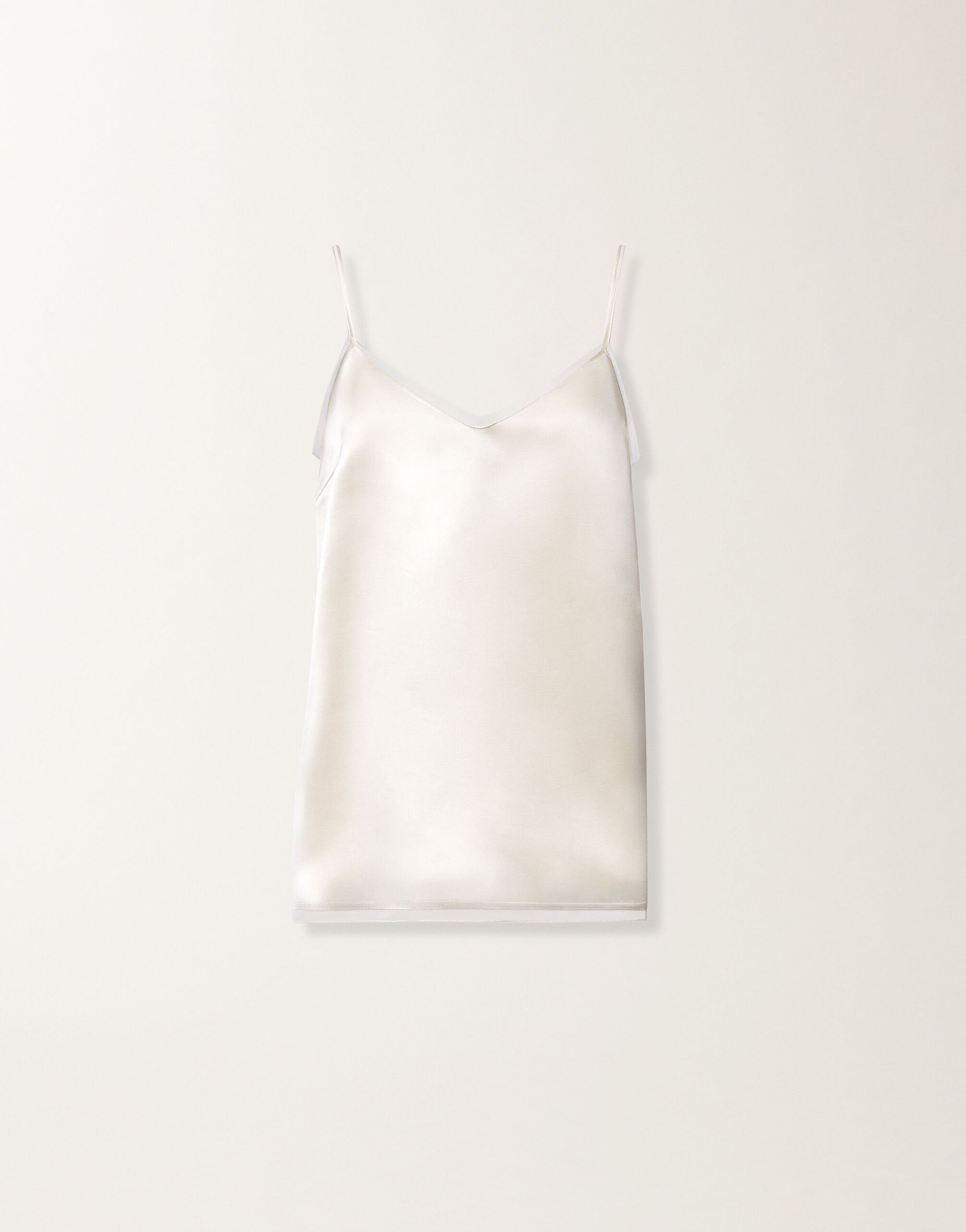 Liquid satin lingerie top