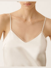 Liquid satin lingerie top