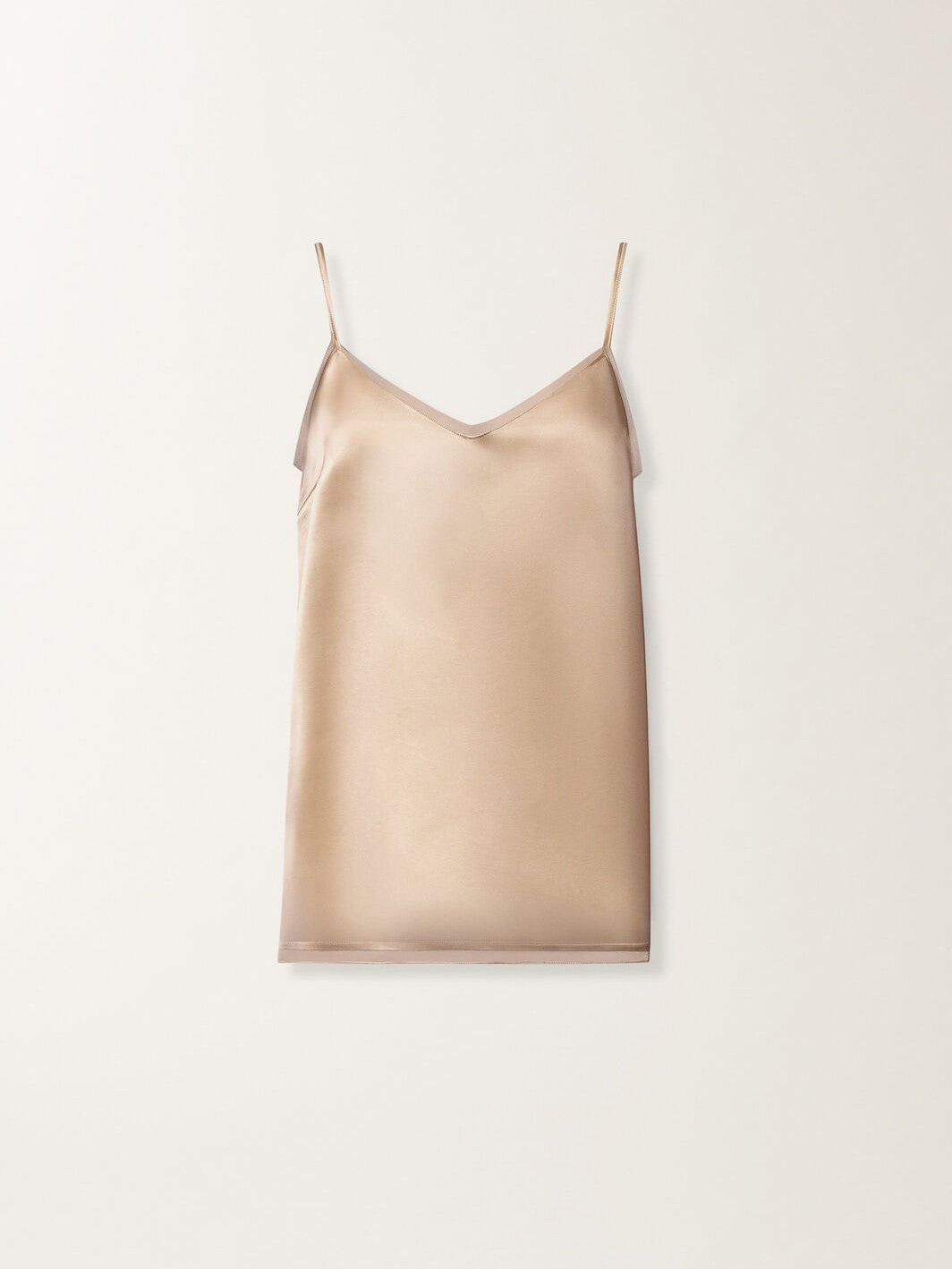 Liquid satin lingerie top