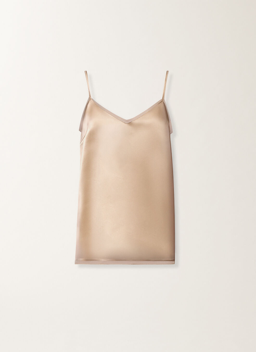 Liquid satin lingerie top